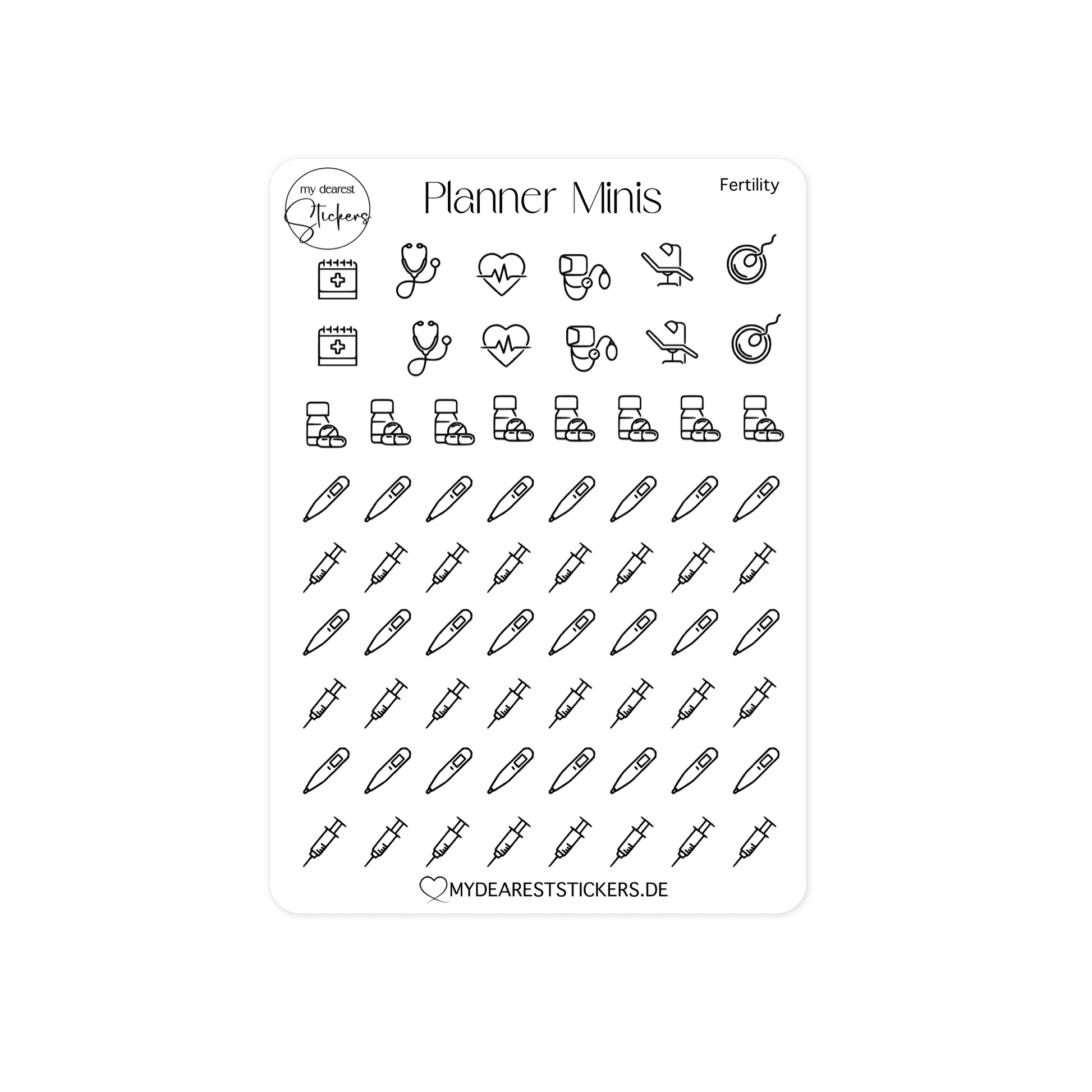 Fertility - My dearest Stickers Shop