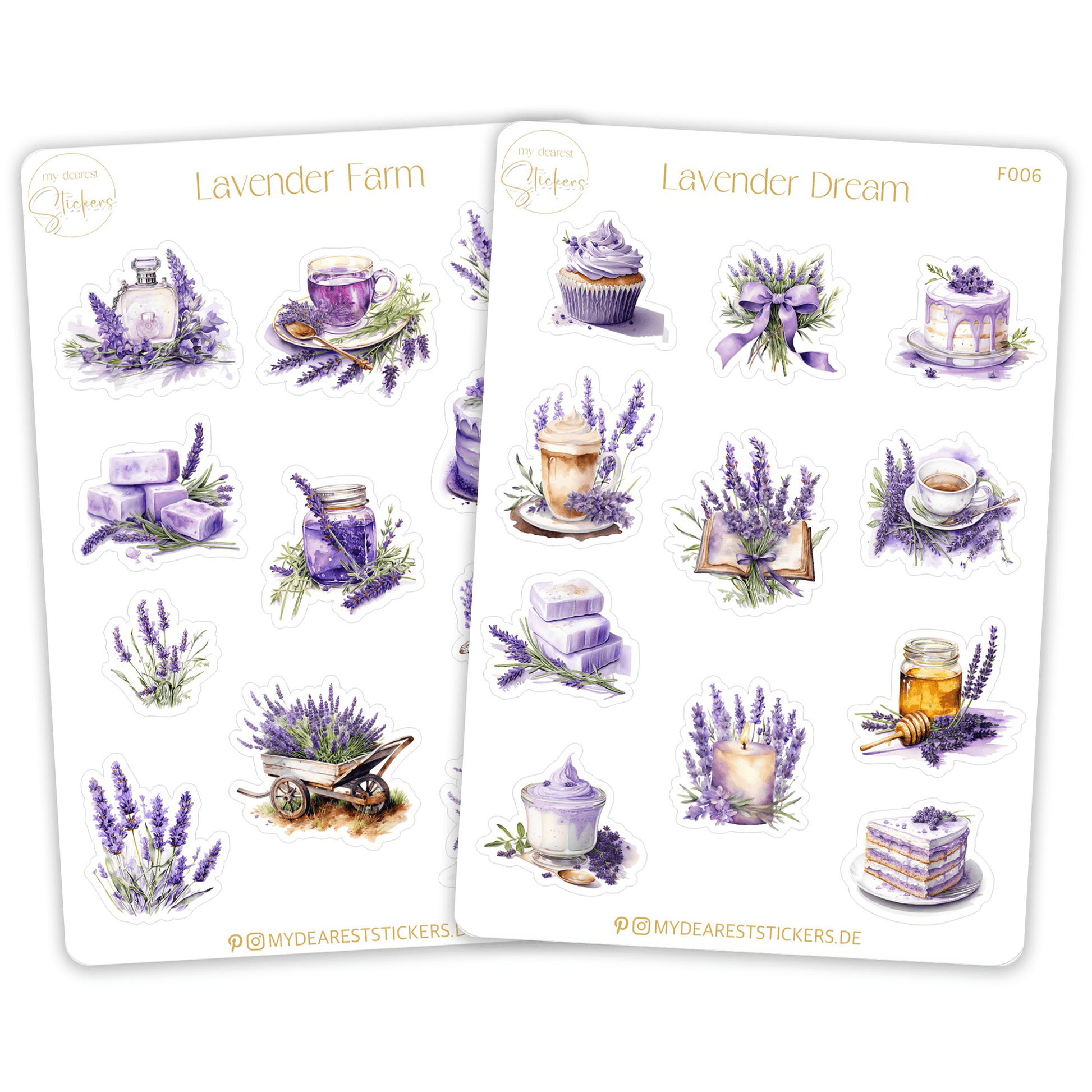 Lavender - My dearest Stickers Shop