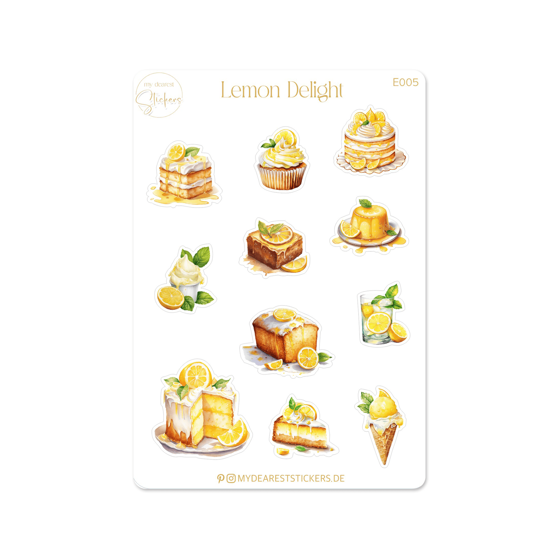Lemon Delight - My dearest Stickers Shop