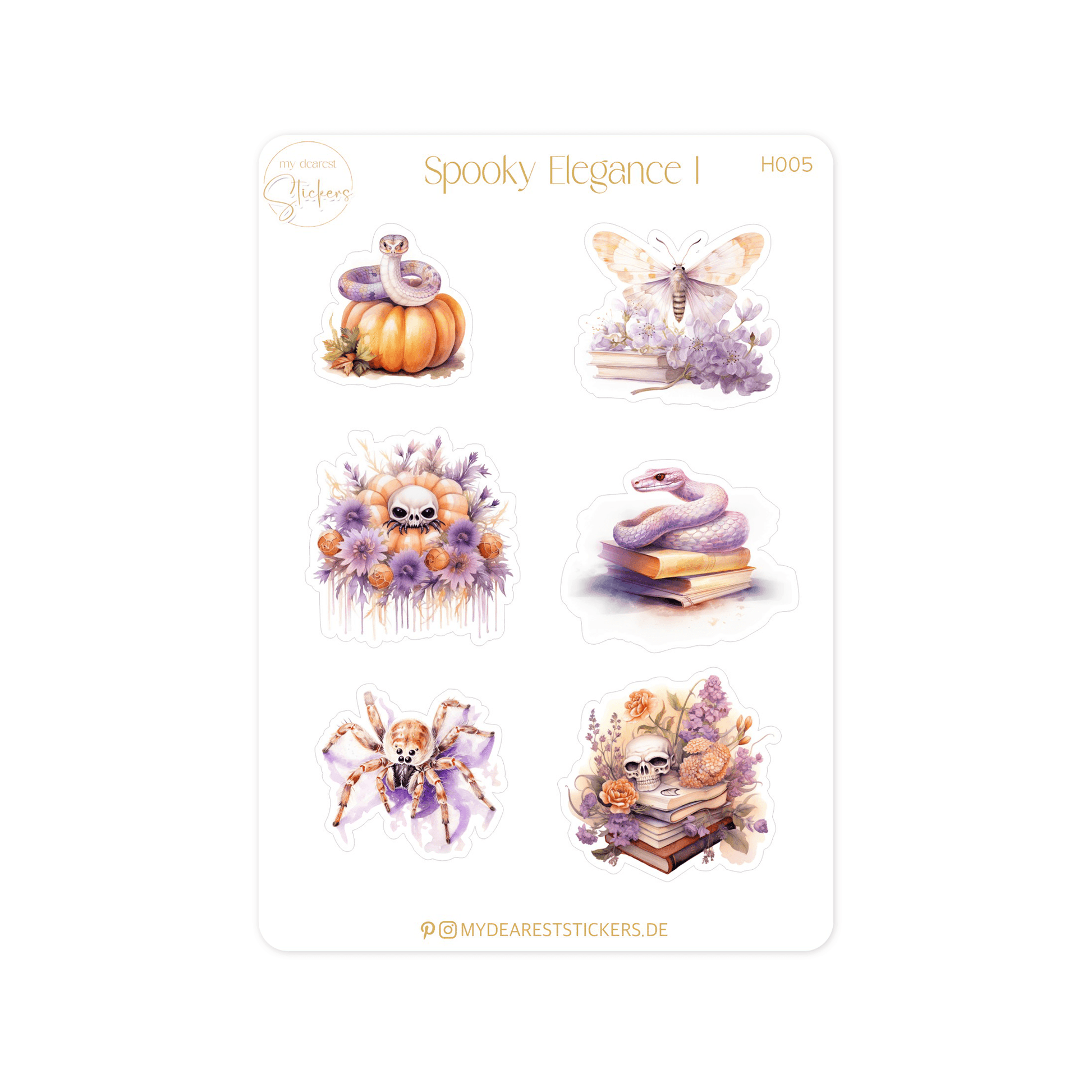 Spooky Elegance - My dearest Stickers Shop