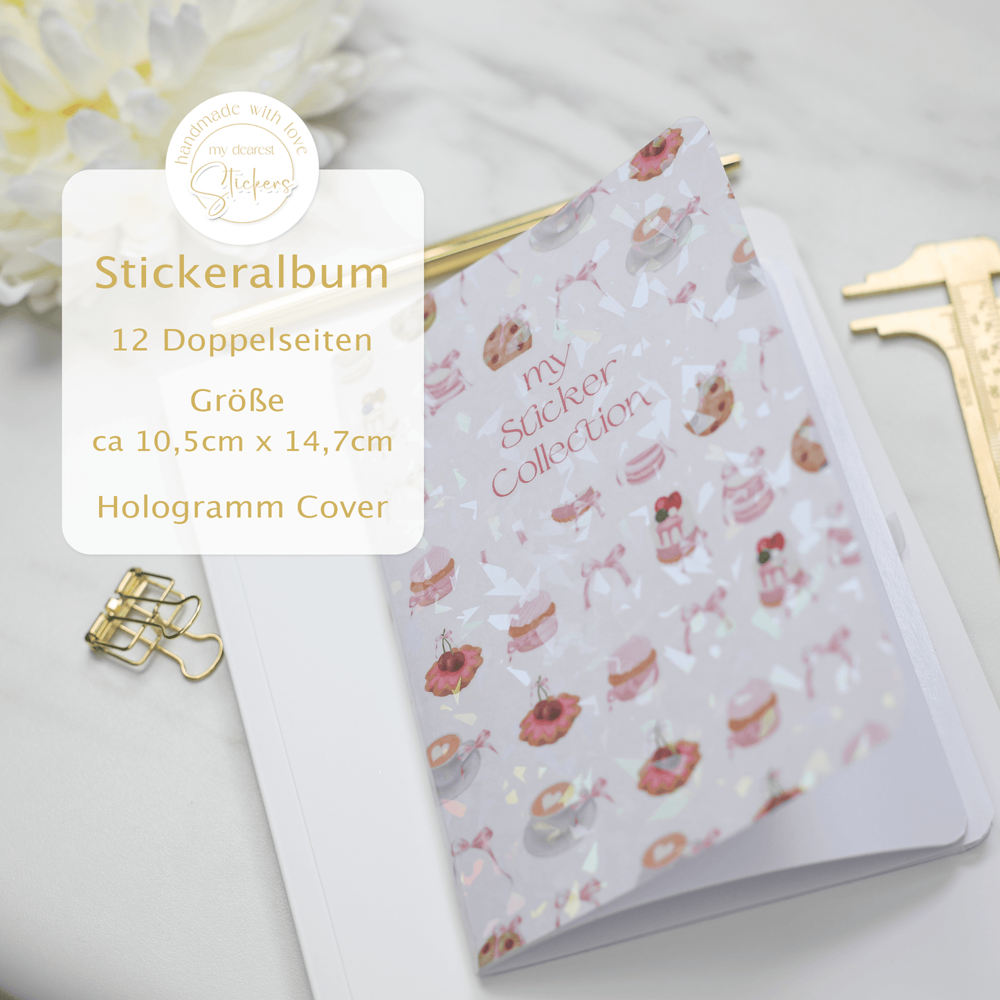 Stickeralbum Sweets A6 - My dearest Stickers Shop